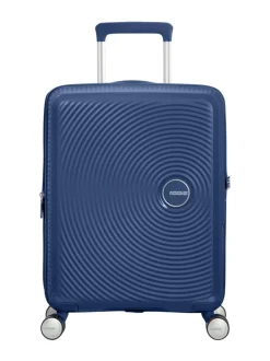 Matkalaukut & Tarvikkeet<American Tourister SOUNDBOX SPINNER 55/20 TSA EXP MIDNIGHT NAVY