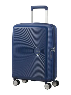 Matkalaukut & Tarvikkeet<American Tourister SOUNDBOX SPINNER 55/20 TSA EXP MIDNIGHT NAVY