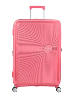 Matkalaukut & Tarvikkeet<American Tourister SOUNDBOX SPINNER 77/28 TSA EXP SUN KISSED CORAL
