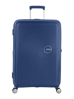 Matkalaukut & Tarvikkeet<American Tourister SOUNDBOX SPINNER 77/28 TSA EXP MIDNIGHT NAVY