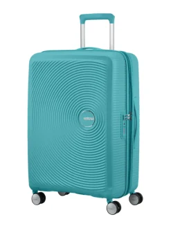 Matkalaukut & Tarvikkeet<American Tourister SOUNDBOX SPINNER 67/24 TSA EXP TURQUOISE TONIC