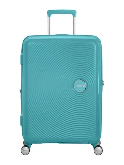 Matkalaukut & Tarvikkeet<American Tourister SOUNDBOX SPINNER 67/24 TSA EXP TURQUOISE TONIC