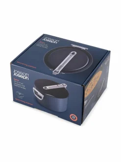 Keitto- & Paistoastiat<Joseph Joseph Space™ Non-stick Saucepan & Lid -kasari + kansi 6 l GREY