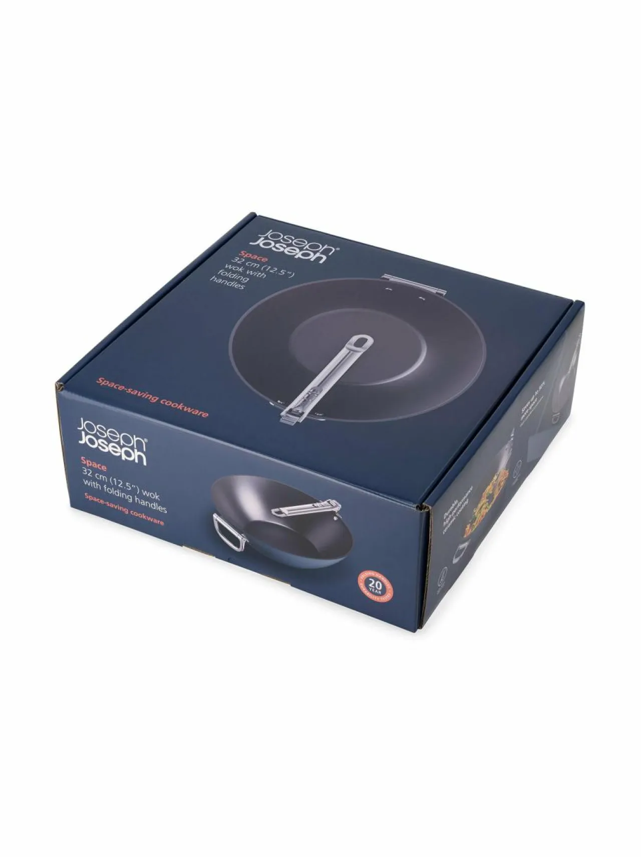 Keitto- & Paistoastiat<Joseph Joseph Space™ Non-Stick -wokkipannu 8 l GREY