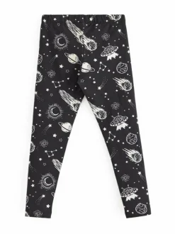 Collegehousut & Leggingsit<Lindex Space-leggingsit 80 BLACK