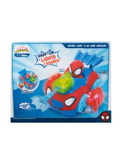 Autot Ja Muut Ajoneuvot<SPIDER-MAN SPIDEY AND HIS AMAZING FRIENDS Ajoneuvo Spidey Light N Go Web Crawler äänillä ja valoilla