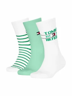 Sukat & Sukkahousut<Tommy Hilfiger Sport Breton -sukat 3-pack 002 FADED GREEN