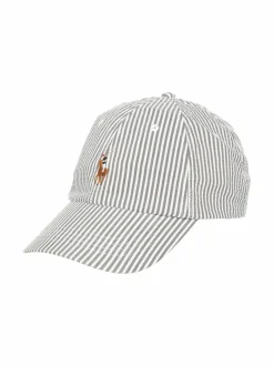 Hatut & Pipot<Polo Ralph Lauren Sport-lippalakki NEW OLIVE SEERSUCKER