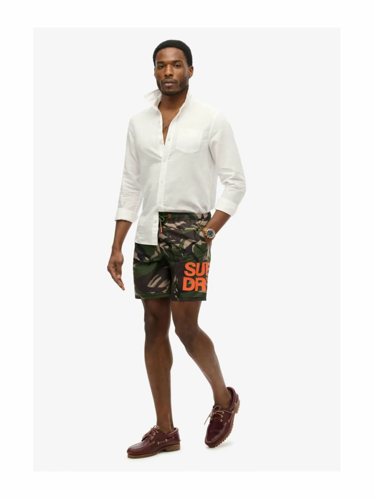 Uimahousut<Superdry Sportswear Logo 17 -uimashortsit QX1 PARA CAMO