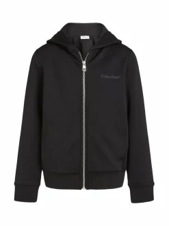 Colleget & Hupparit<Calvin Klein Kids Sporty Tricot Zip Through -collegetakki BEH CK BLACK