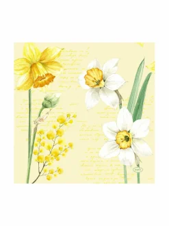 Duni Spring Daffodil -lautasliina 33 x 33 cm^ Keittiö- & Kattaustekstiilit
