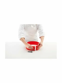 Leivonta<Lékué Springform Cake Mould with Plate -muotti 23 cm RED