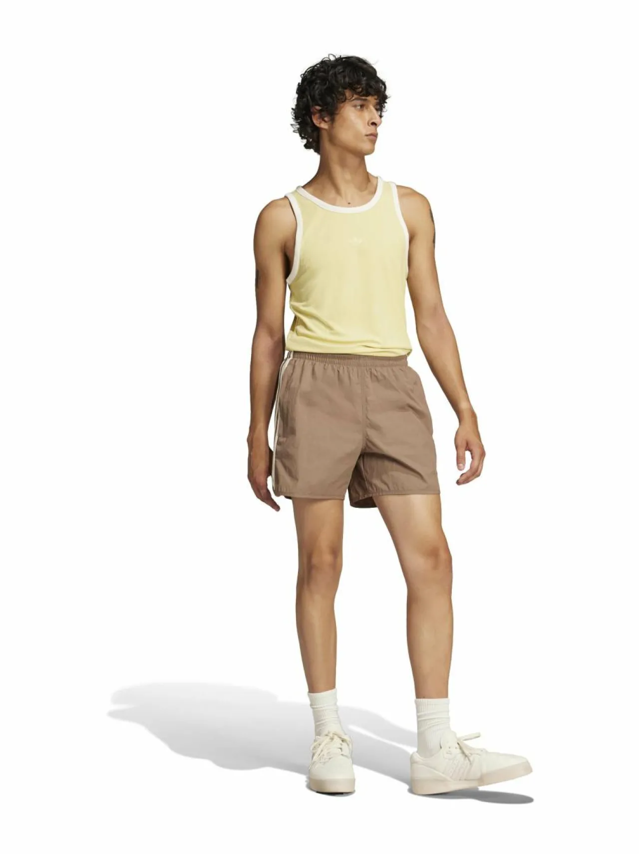 Urheiluhousut & Treenitrikoot<adidas Originals Sprinter-shortsit JP1021 TRABRN/WONWHI