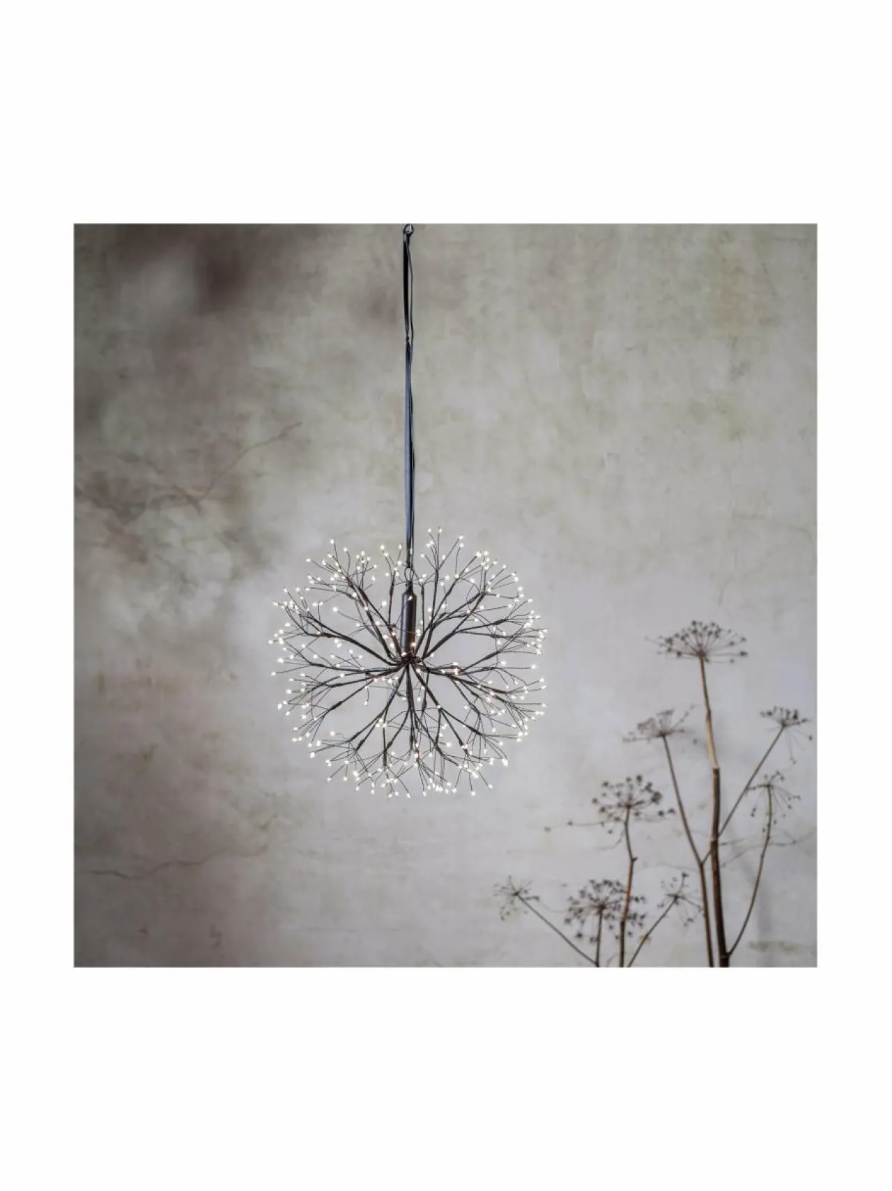 Muut Joulukoristeet|Koriste-Esineet<Star Trading Stardust LED -koristevalaisin, ulko- ja sisäkäyttöön 40 x 40 x 40 cm MUSTA