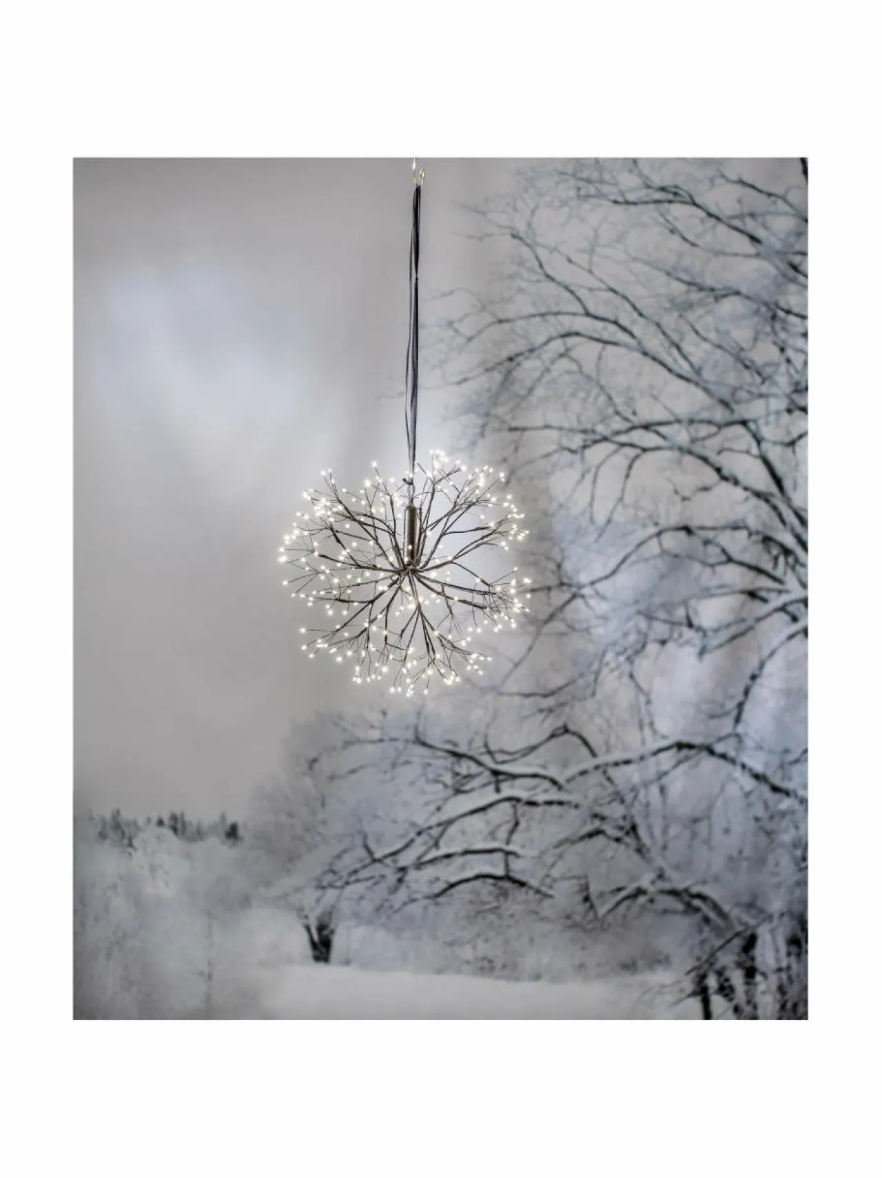 Muut Joulukoristeet|Koriste-Esineet<Star Trading Stardust LED -koristevalaisin, ulko- ja sisäkäyttöön 40 x 40 x 40 cm MUSTA