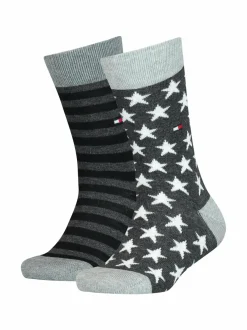 Sukat & Sukkahousut<Tommy Hilfiger Stars and Stripes -sukat 2-pack 200 BLACK