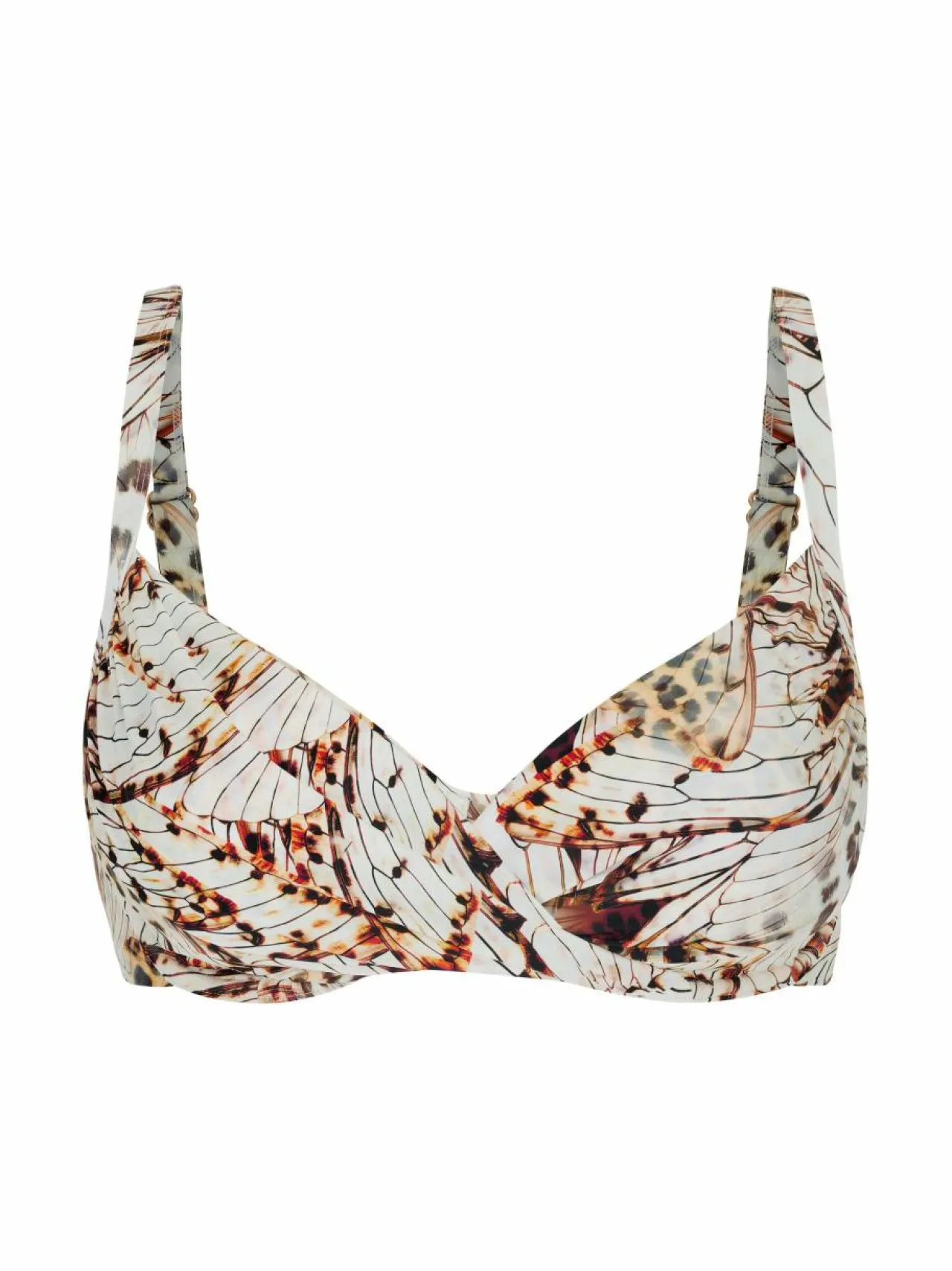 Uima-Asut<Marc & André Stay Wild -bikiniyläosa WHITE/ BROWN (WT1/BR5)