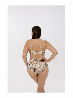 Uima-Asut<Marc & André Stay Wild -bikiniyläosa WHITE/ BROWN (WT1/BR5)