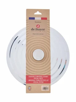 De Buyer Steel Lid -teräskansi Ø 26-28 cm^ Keitto- & Paistoastiat