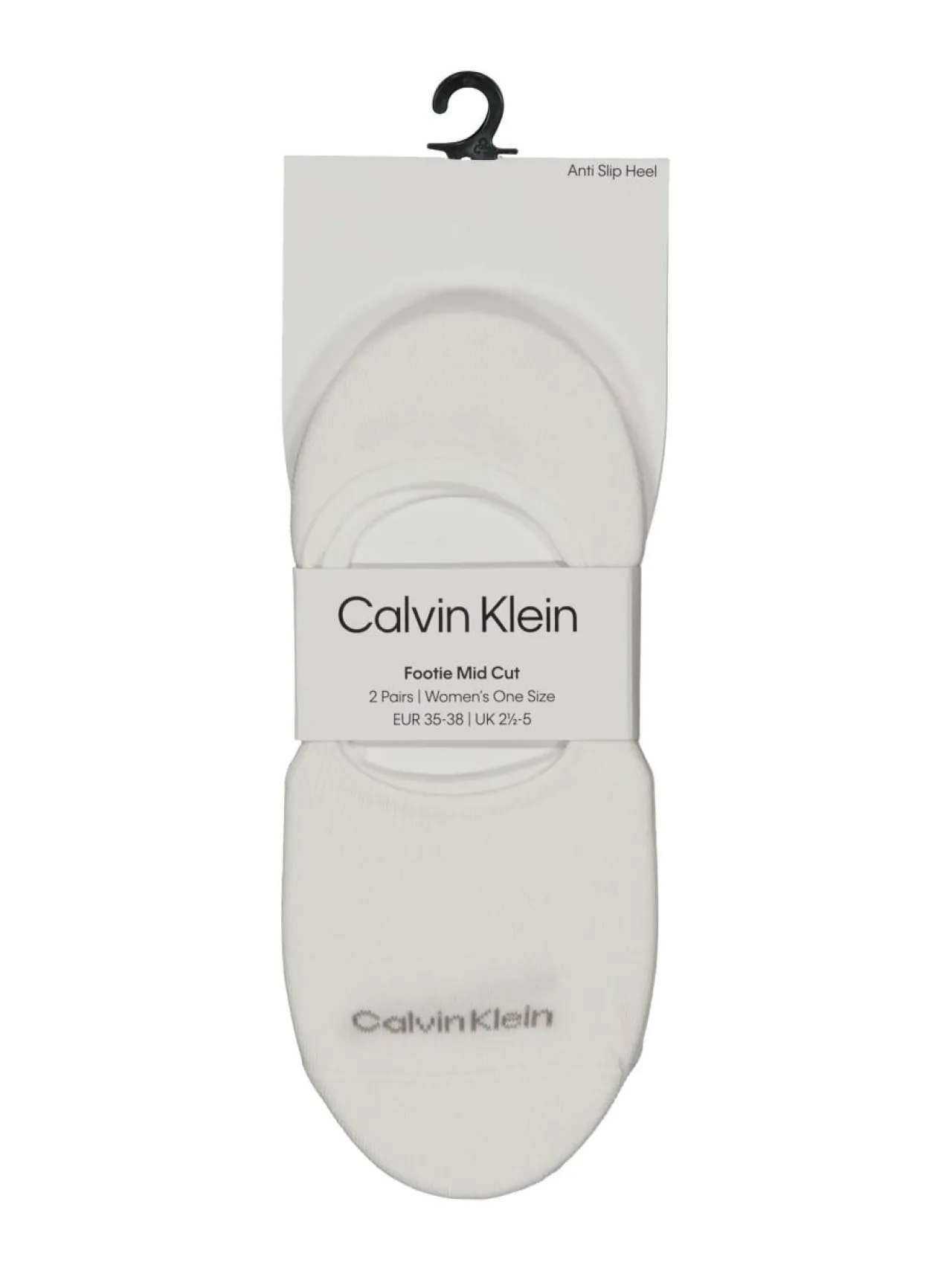 Sukat & Sukkahousut<Calvin Klein Step Mid Cut -sukat 2-pack 002 WHITE