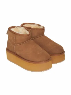 Nilkkurit<EMU Australia Stinger Micro Platform -nahkanilkkurit CHES CHESTNUT