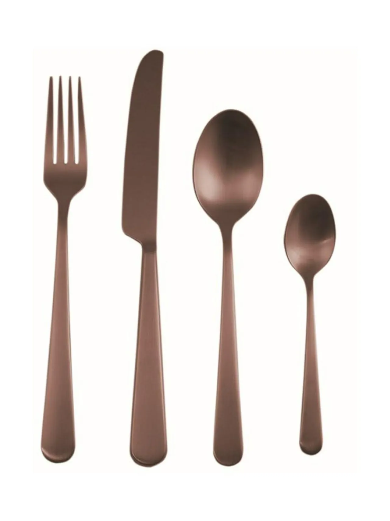 Aterimet & Tarjoiluvälineet<Mepra Stoccolma Bronzo Ice aterinsetti 24 osaa