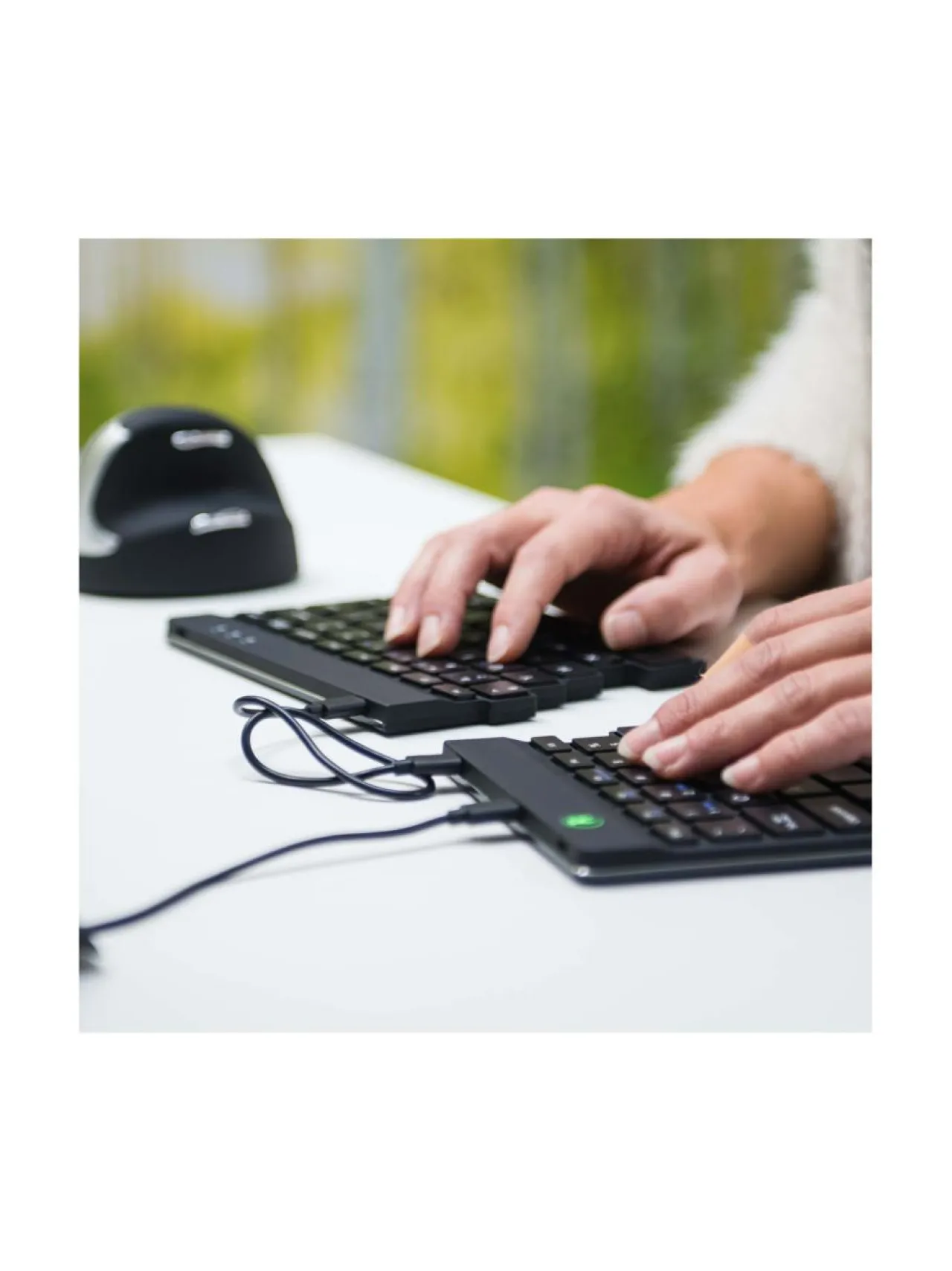 Stoo® Active Ergonomics Stoo® R-Go Split Break näppäimistö^ Tietokonetarvikkeet