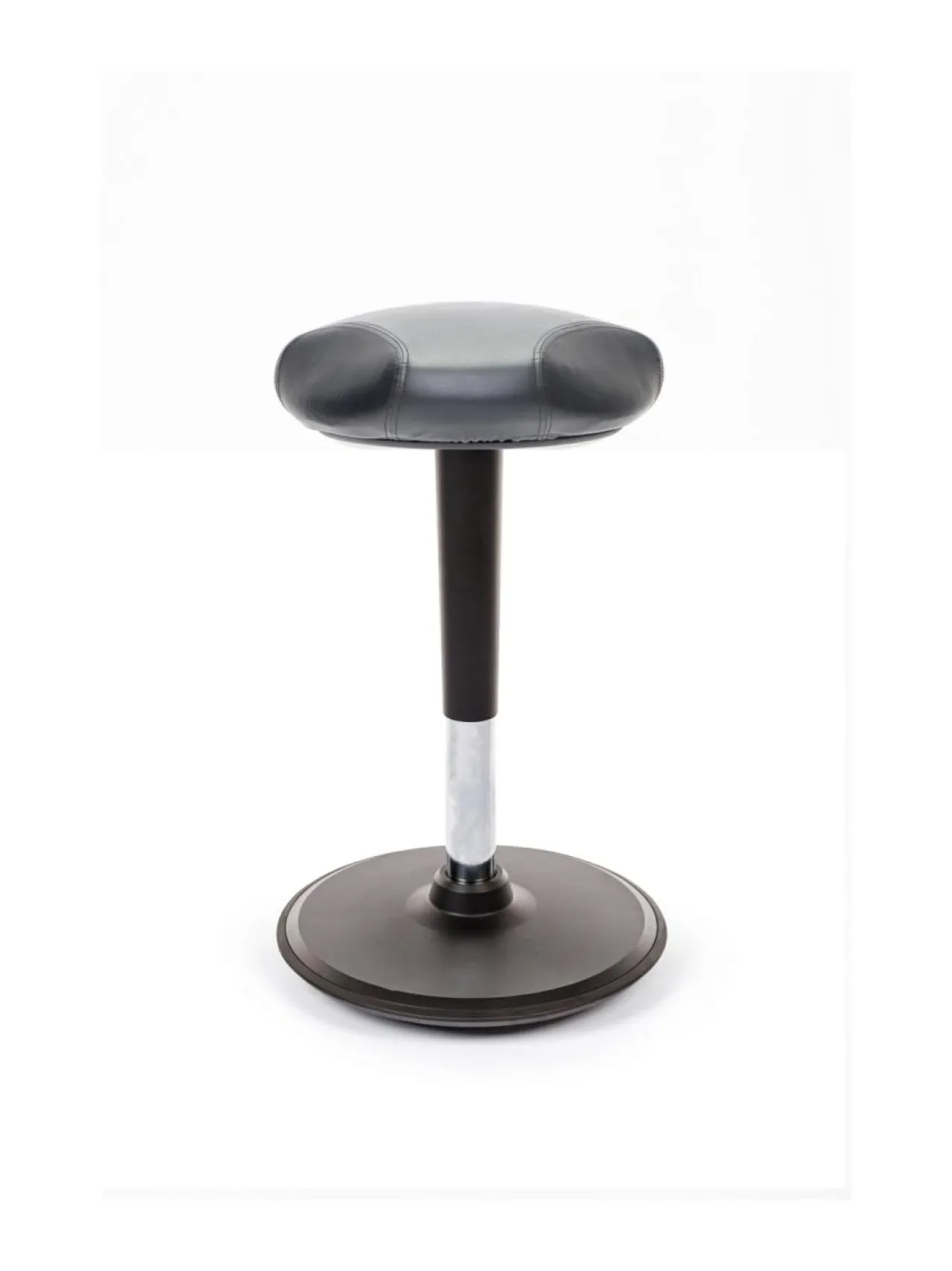 Tuolit & Jakkarat<Stoo® Active Ergonomics Stoo® Triangle aktiivituoli keinonahkaistuimella - Korkea 57 - 86 cm, musta runko