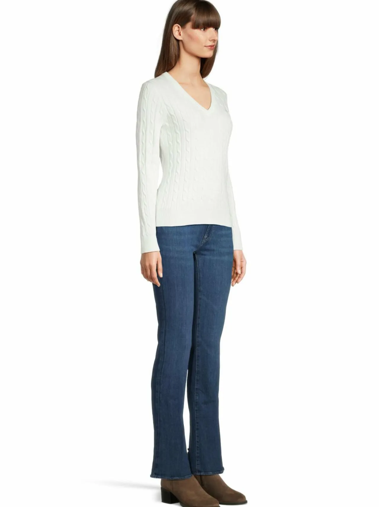 GANT Stretch Cotton -palmikkoneulepusero^ Neuleet