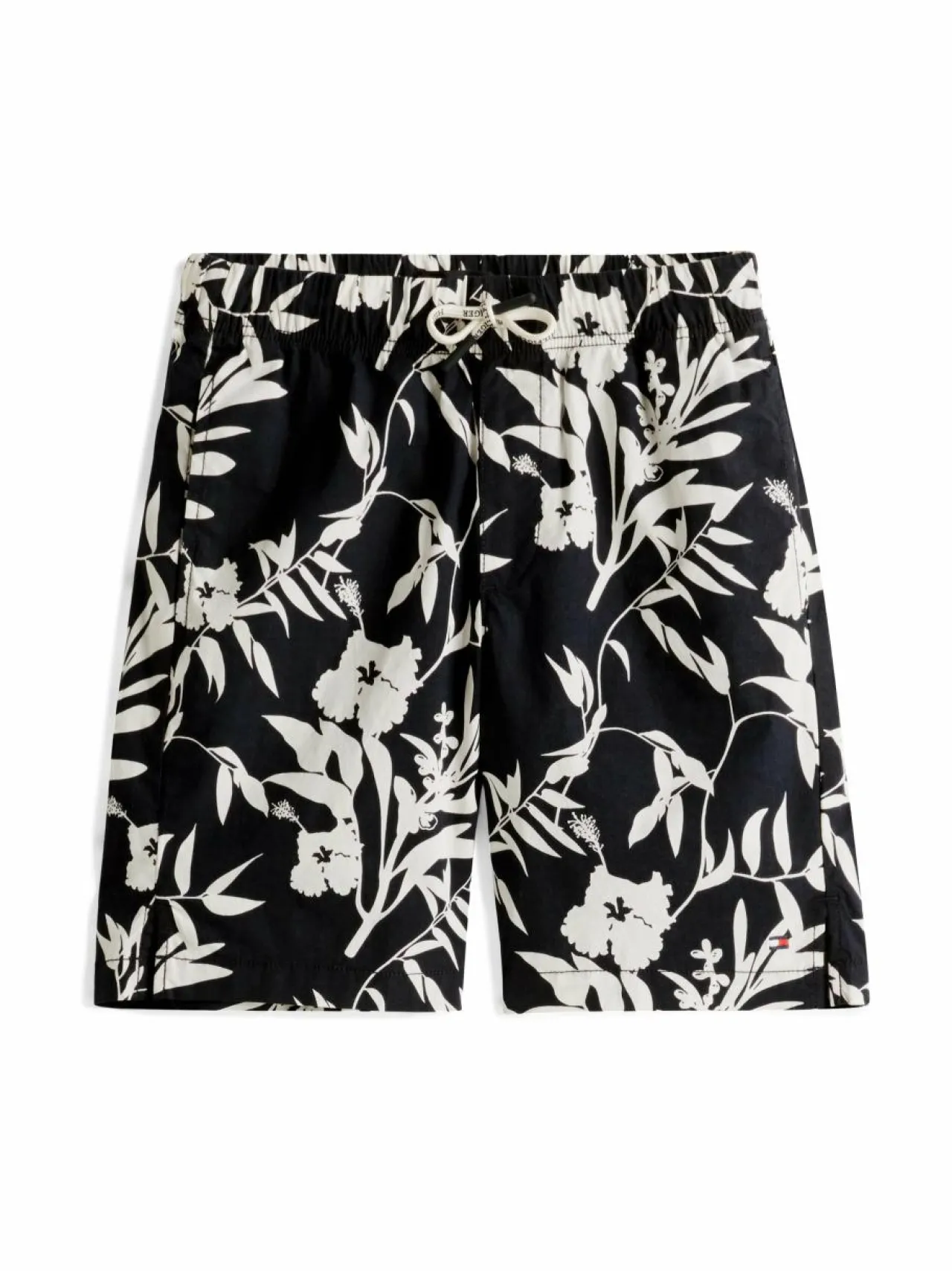 Shortsit<Tommy Hilfiger Stretch Poplin Printed -shortsit 0GY DARK NIGHT NAVY FLORAL PRINT