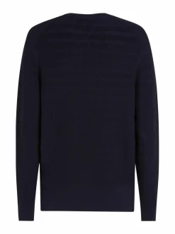 Neuleet<Tommy Hilfiger Stripe Structure Crew Neck -neulepaita DW5 DESERT SKY