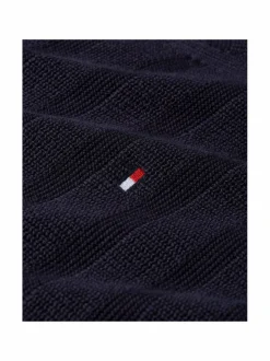 Neuleet<Tommy Hilfiger Stripe Structure Crew Neck -neulepaita DW5 DESERT SKY