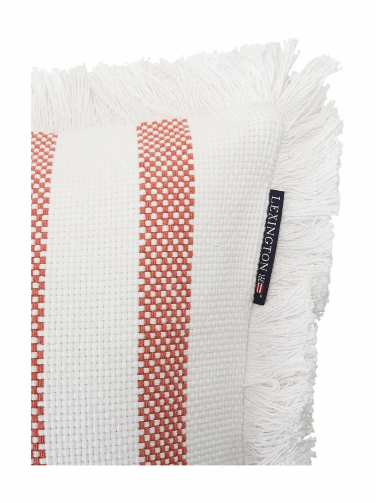 Sisustustyynyt<Lexington Striped Fringe -sisustustyyny 30 x 50 cm WHITE/CORAL