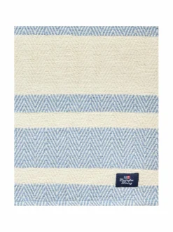 Keittiö- & Kattaustekstiilit<Lexington Striped Herringbone -puuvillatabletti 40 x 50 cm 5600-PL10 BLUE/WHITE