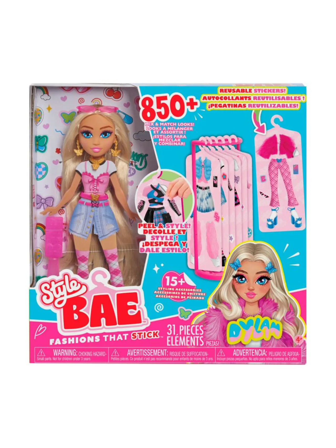 Nuket & Nuken Tarvikkeet<STYLE BAE Fashion doll Dylan, 28 cm