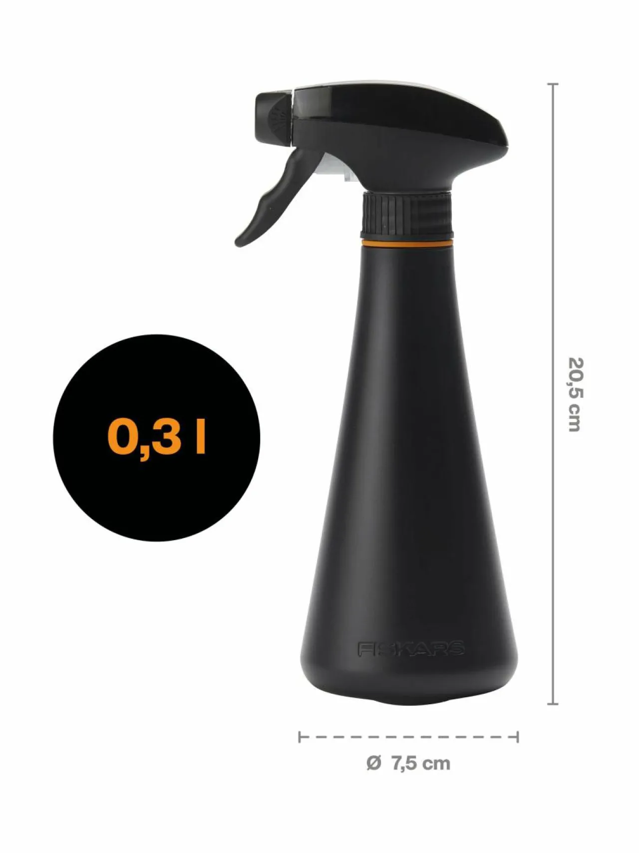 Työkalut<Fiskars Suihkepullo 0,3 l BLACK