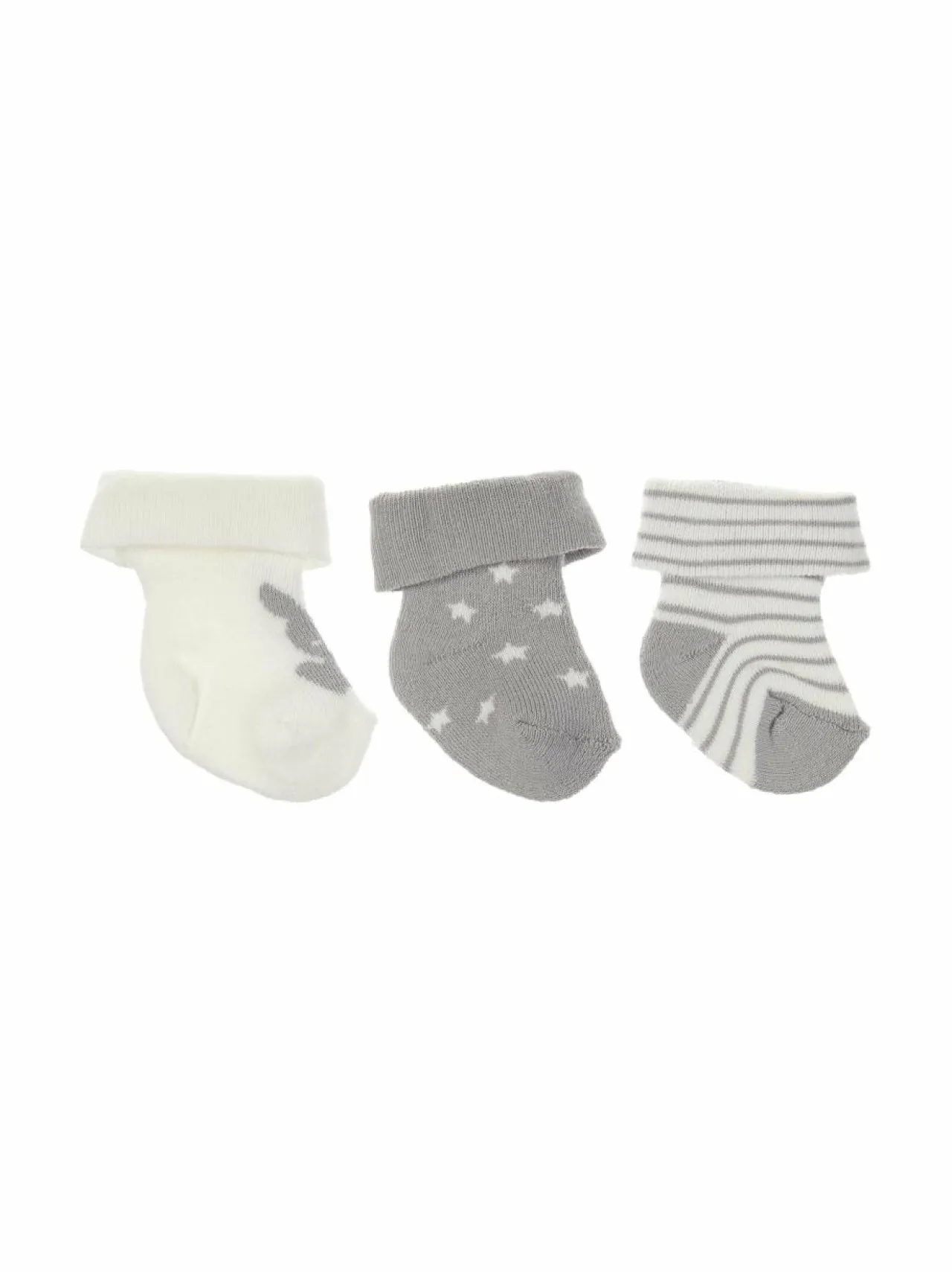 Sukat & Sukkahousut<Ewers Sukat 3-pack 3 WHITE, GREY