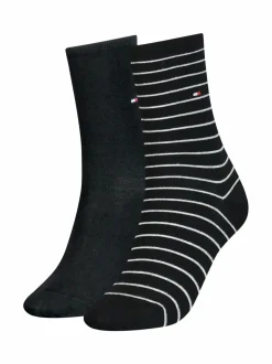 Sukat & Sukkahousut<Tommy Hilfiger Sukat 2-pack 001 BLACK