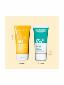 Aurinkotuotteet<Clarins Sun Body Youth protecting sunscreen spf30 -aurinkosuojavoide