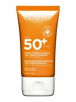 Clarins Sun Face Dry Touch Sun Care Cream SPF 50+ -aurinkosuojavoide^ Aurinkotuotteet