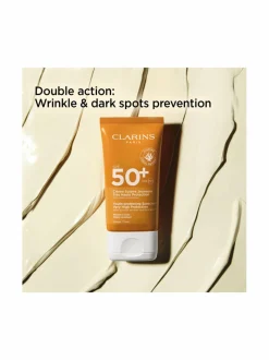 Clarins Sun Face Dry Touch Sun Care Cream SPF 50+ -aurinkosuojavoide^ Aurinkotuotteet