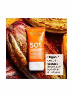 Clarins Sun Face Dry Touch Sun Care Cream SPF 50+ -aurinkosuojavoide^ Aurinkotuotteet