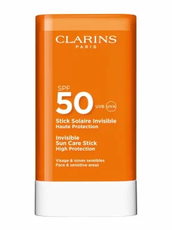 Aurinkotuotteet<Clarins Sun Face Invisible sun care stick spf50 -aurinkosuojapuikko