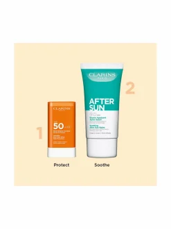 Aurinkotuotteet<Clarins Sun Face Invisible sun care stick spf50 -aurinkosuojapuikko
