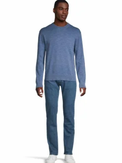 Neuleet<GANT Sunfaded C-Neck -neulepaita 423 PERSIAN BLUE