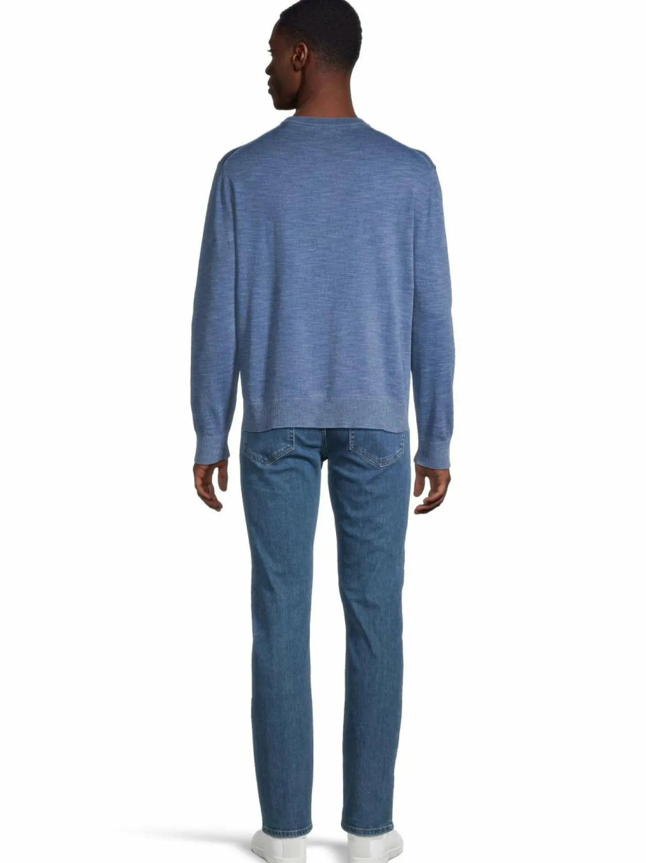 Neuleet<GANT Sunfaded C-Neck -neulepaita 423 PERSIAN BLUE