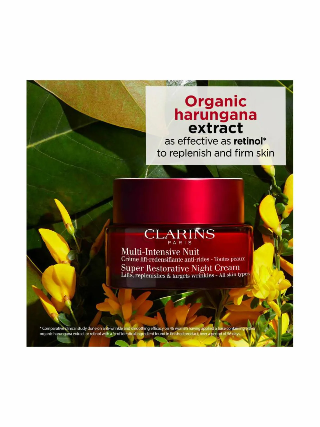 Kasvojenhoito<Clarins Super Restorative Night Cream -yövoide 50 ml
