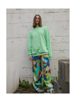 Paidat, Hupparit & Colleget<MAINIO Superpower oversize-collegepaita, summer green, aikuiset VIHREÄ