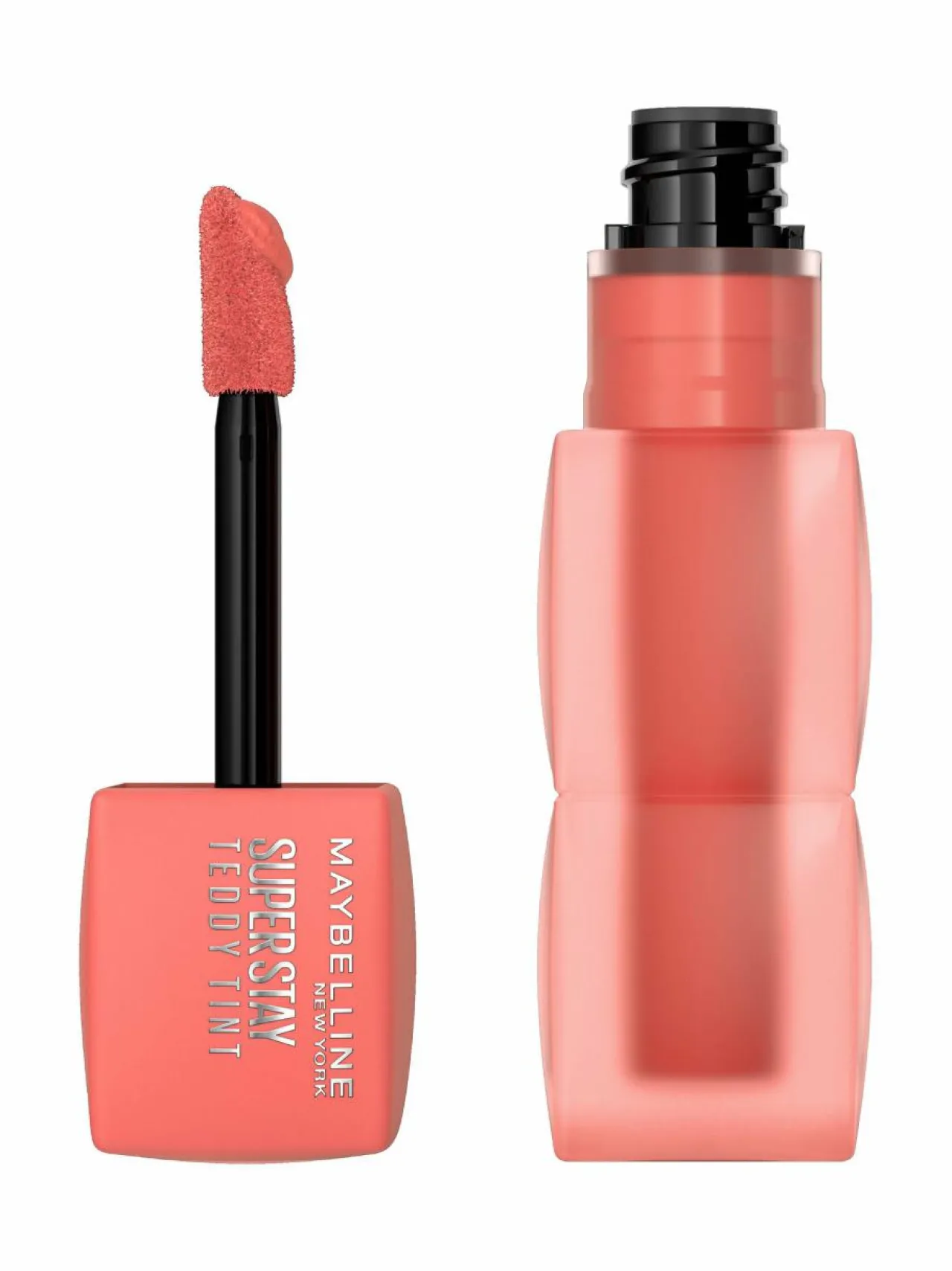 Huulet<Maybelline Superstay Teddy Tint Lipstick -nestemäinen huulipuna