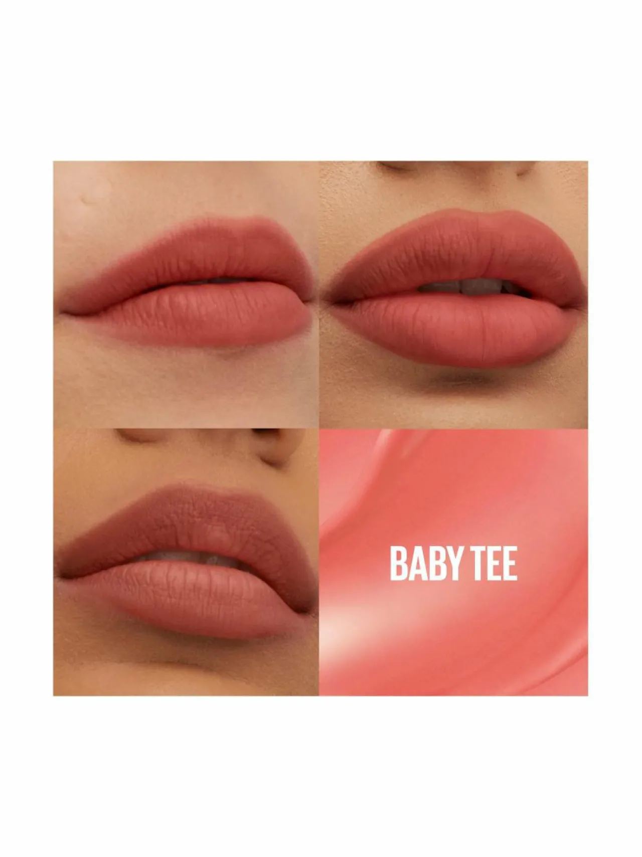 Huulet<Maybelline Superstay Teddy Tint Lipstick -nestemäinen huulipuna